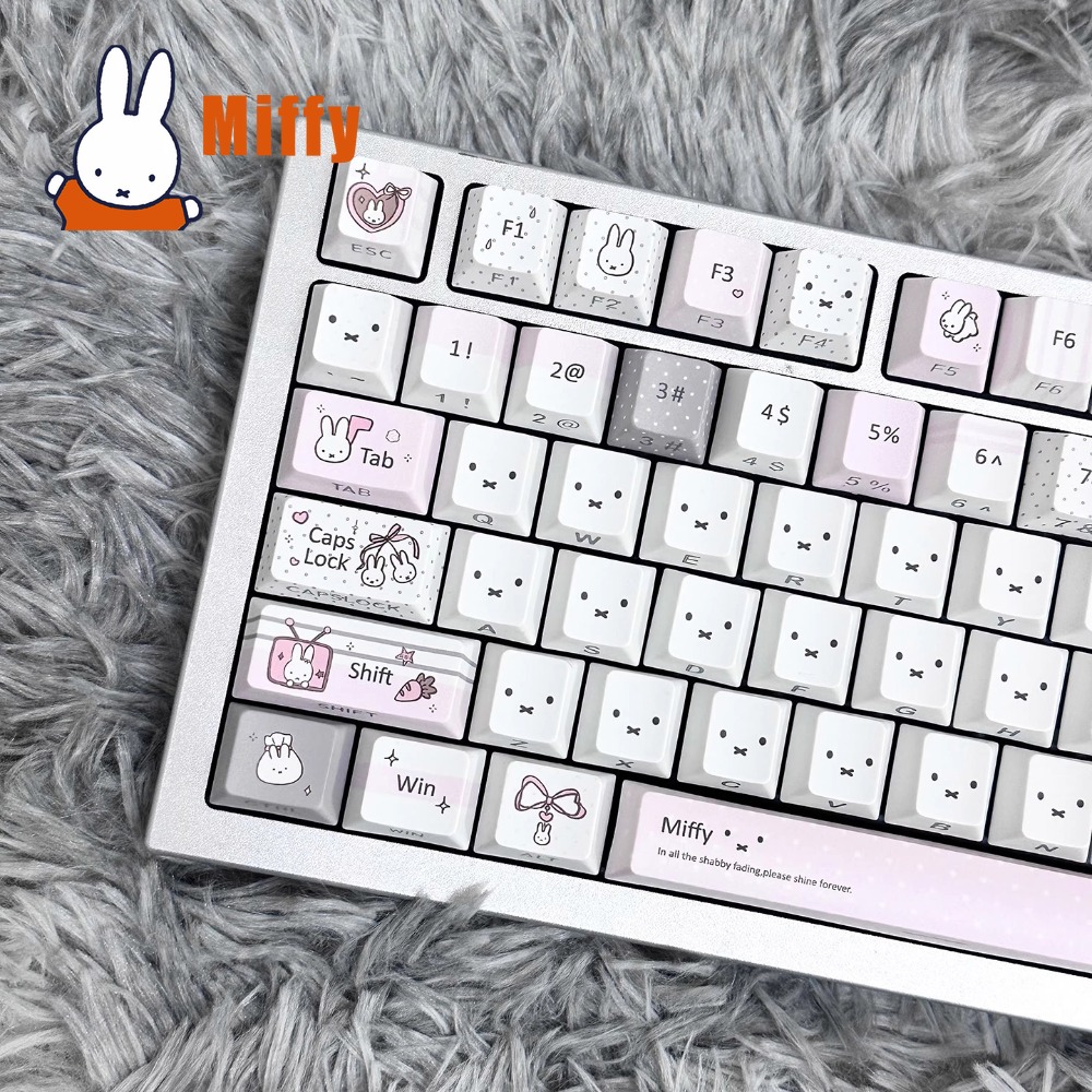 Tech For Office - Conjunto de Teclas Kawaii Miffy para