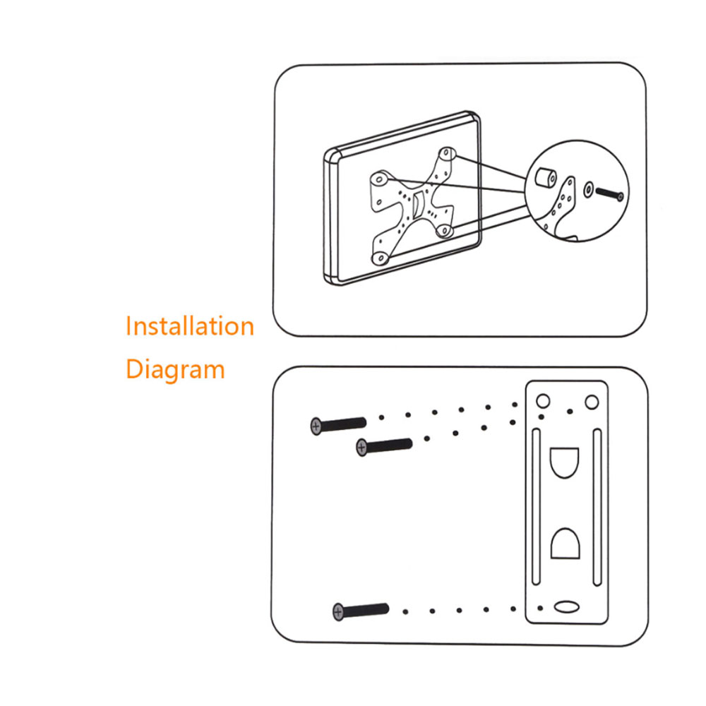 Suporte de parede para tv, tel - Flat Panel Mount Tilt avaliação e preço
