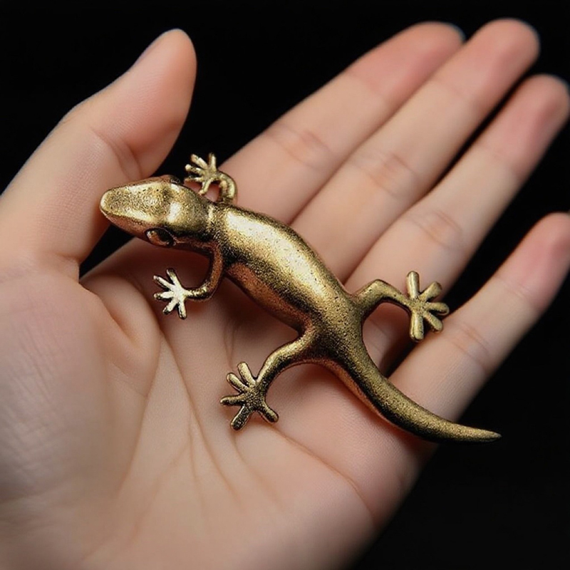 Feito à mão bronze retro gecko - Tech For Office avaliação e preço